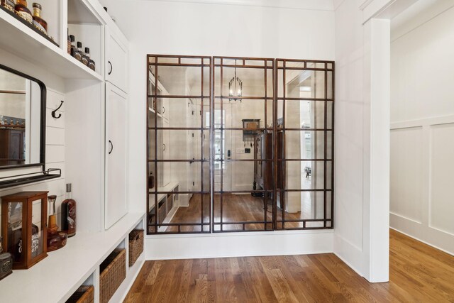 1224 Adams St, Franklin, TN 37064 - mudroom with wood finished floors and french doors