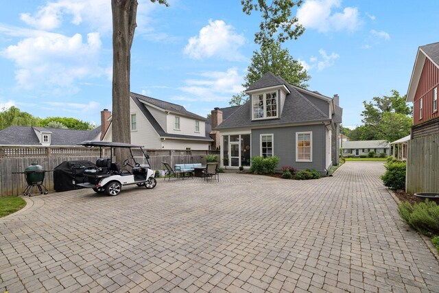 1224 Adams St, Franklin, TN 37064 - view of front of house featuring fence and roof with shingles