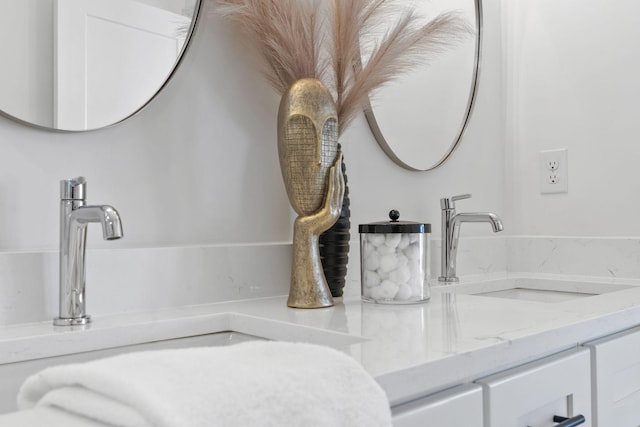 bathroom view of a sink