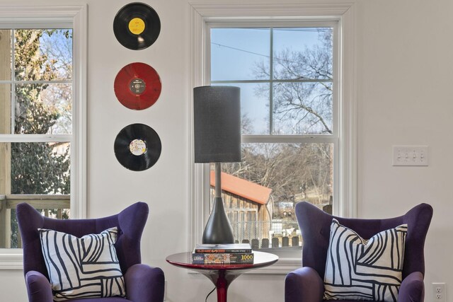 view of sitting room