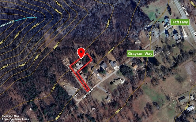 222 Grayson Way, Signal Mountain, TN 37377 - map / location