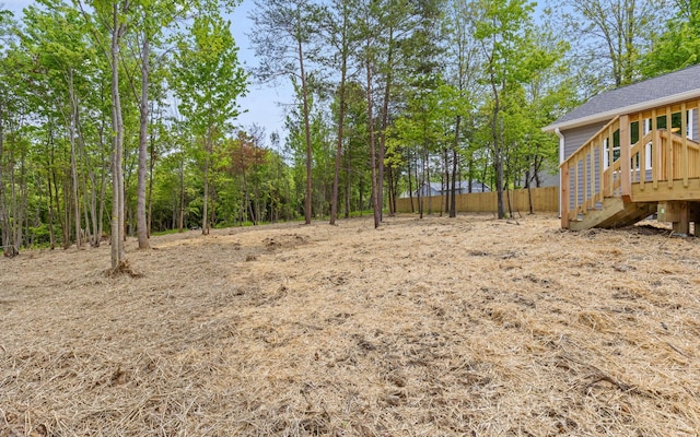 222 Grayson Way, Signal Mountain, TN 37377 - view of yard featuring stairs and fence