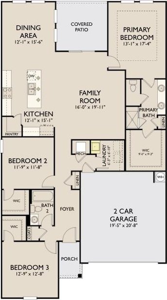 128 Holly Rdg, Antioch, TN 37013 - view of floor plan / room layout