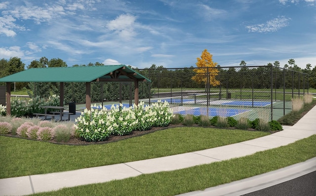128 Holly Rdg, Antioch, TN 37013 - view of property's community with a gazebo and a tennis court