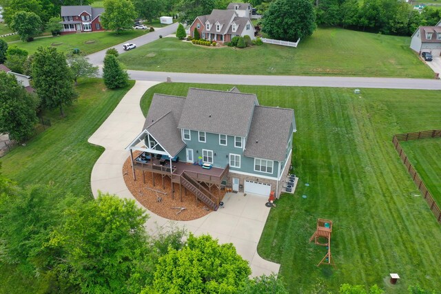 864 S Ridge Trl, Clarksville, TN 37043 - view from above of property