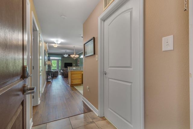 1410 Hurley Dr Unit 103, Sevierville, TN 37862 - corridor with tile patterned floors and baseboards