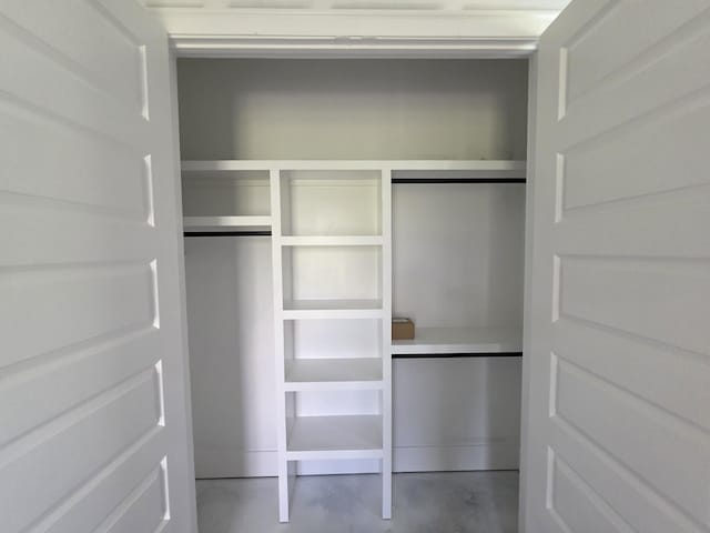 view of closet
