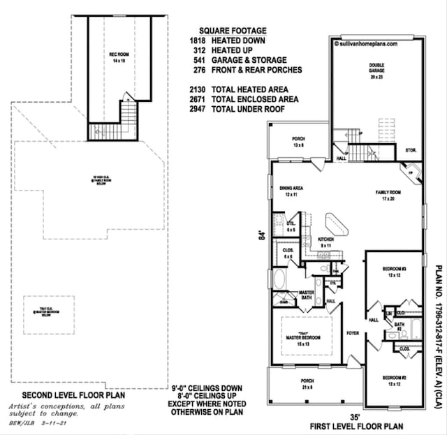 2024 Kestrel Ln, Spring Hill, TN 37174 - floor plan / room layout