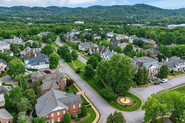 12 Middleton Park Ln, Nashville, TN 37215 - aerial perspective of suburban area with a mountainous background