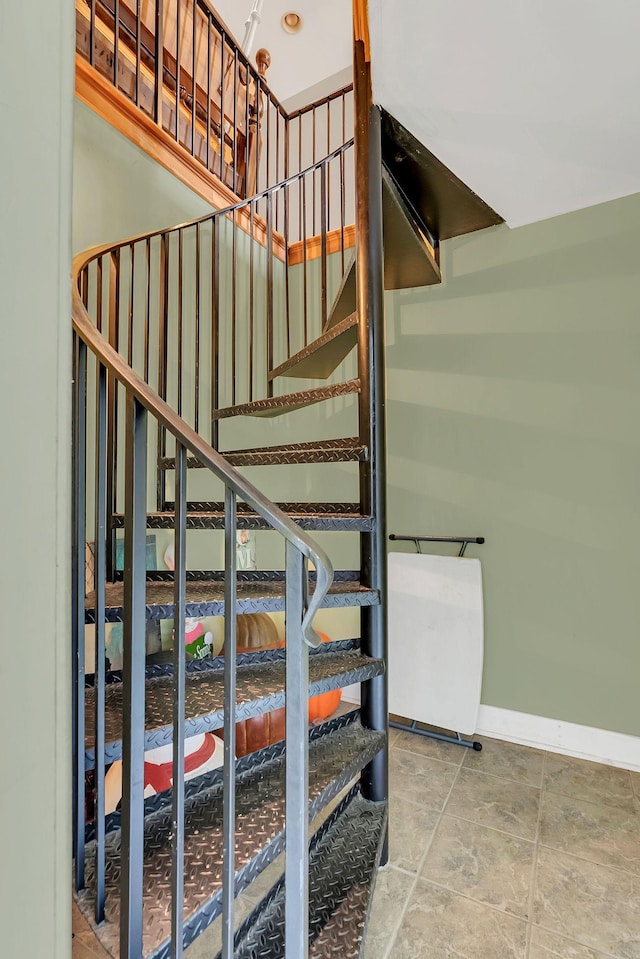 2033 Carters Creek Pike, Franklin, TN 37064 - stairway with baseboards