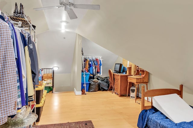 2033 Carters Creek Pike, Franklin, TN 37064 - bonus room featuring wood finished floors, ceiling fan, and lofted ceiling