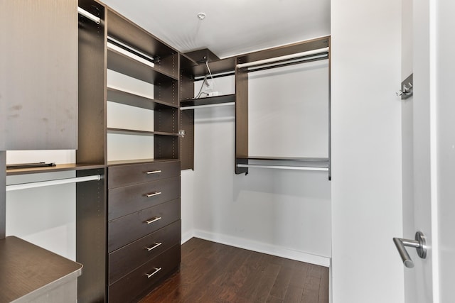 1212 Laurel St Unit 701, Nashville, TN 37203 - walk in closet with dark wood finished floors