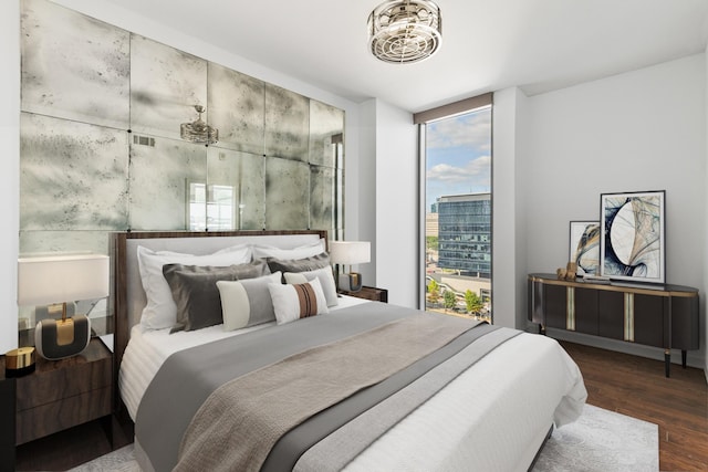 1212 Laurel St Unit 701, Nashville, TN 37203 - bedroom with wood finished floors