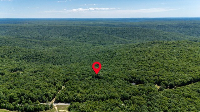 154 Whitetail Ln, Belvidere, TN 37306 - bird's eye view of a heavily wooded area