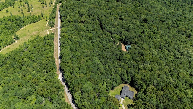 154 Whitetail Ln, Belvidere, TN 37306 - aerial overview of property's location with a heavily wooded area
