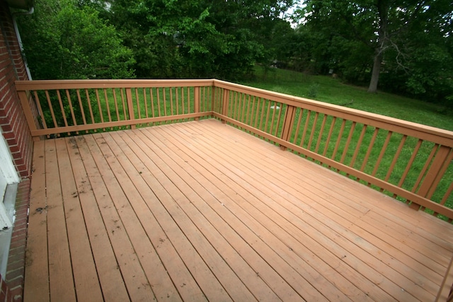 603 Canterbury Trl, Mount Juliet, TN 37122 - deck with a lawn and view of wooded area