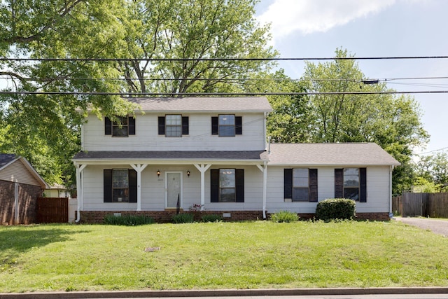 view of front of home with a shingled roof and covered porch