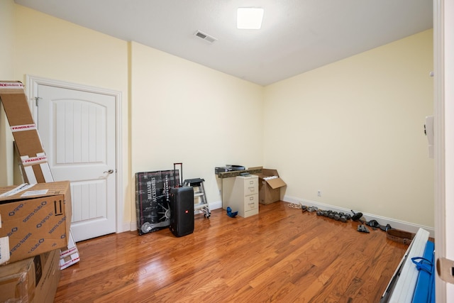 575 Homestead Ln, Henderson, TN 38340 - misc room featuring wood finished floors and baseboards