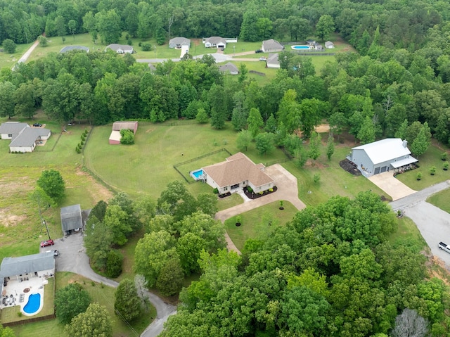 575 Homestead Ln, Henderson, TN 38340 - aerial overview of property's location featuring a forest