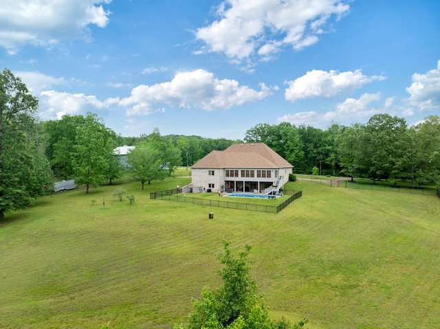 575 Homestead Ln, Henderson, TN 38340 - view of yard with a pool and a view of countryside