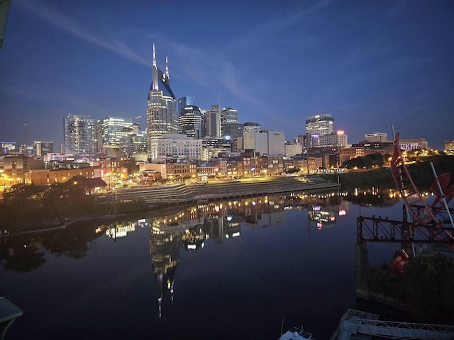 1822 Jefferson St, Nashville, TN 37208 - water view featuring a view of city lights