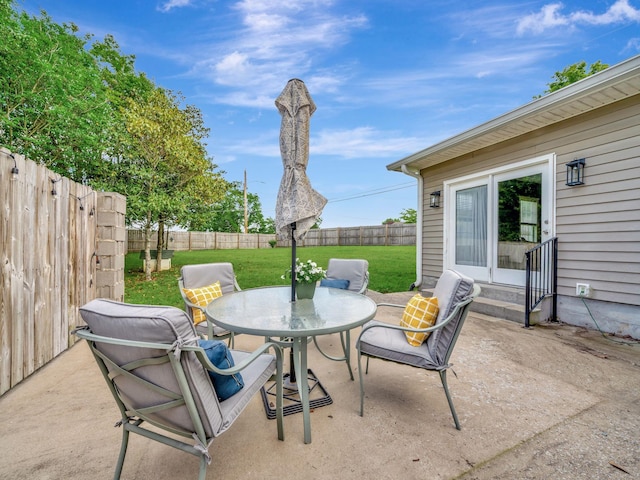 100 Oak Ave, Dickson, TN 37055 - view of patio / terrace with outdoor dining space