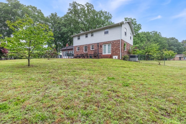 103 Forrest Hills Dr, Dickson, TN 37055 - rear view of property with brick siding