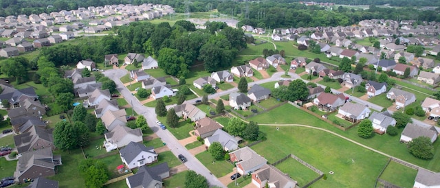 2014 Patrick Way, Spring Hill, TN 37174 - aerial view of property and surrounding area with nearby suburban area