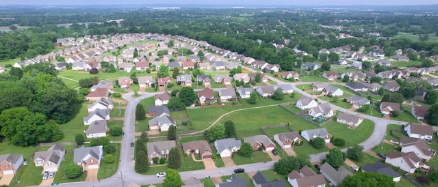 2014 Patrick Way, Spring Hill, TN 37174 - aerial overview of property's location with nearby suburban area