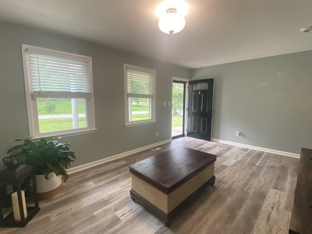 148 Shawna Ln, Hillsboro, TN 37342 - living area featuring wood finished floors and baseboards
