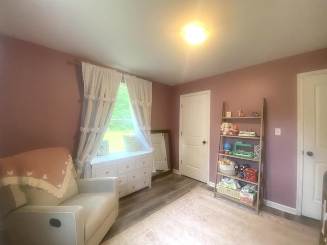 148 Shawna Ln, Hillsboro, TN 37342 - living area with wood finished floors and baseboards