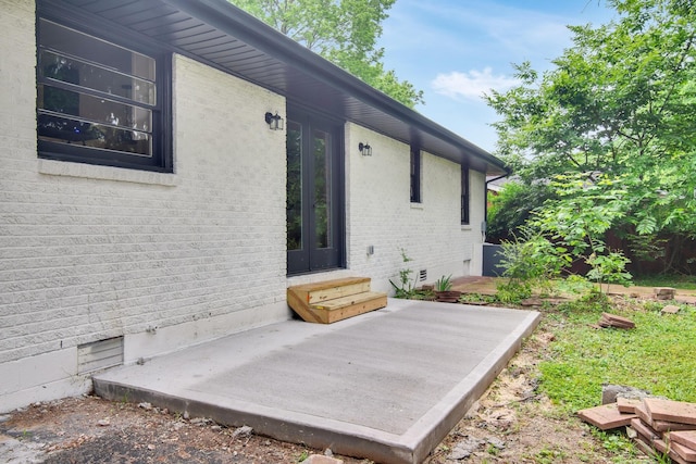 view of patio / terrace with entry steps