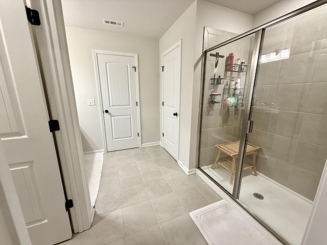 4524 Hoboken Way, Murfreesboro, TN 37128 - full bathroom with a shower stall, tile patterned floors, and baseboards