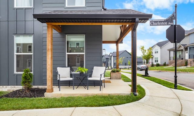 178 Charleston Ave, Pleasant View, TN 37146 - view of patio with a residential view and a porch