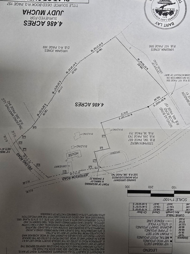 2168 Jefferson Rd, Smithville, TN 37166 - survey map / technical document