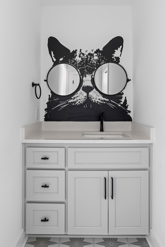 7361 Liberty Rd, Fairview, TN 37062 - bathroom featuring vanity and baseboards