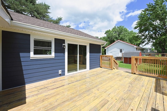 349 Marrell St, Gallatin, TN 37066 - deck with a storage shed and an outbuilding