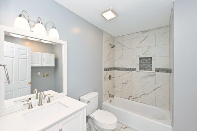 349 Marrell St, Gallatin, TN 37066 - full bathroom featuring toilet,  shower combination, and vanity