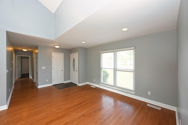 349 Marrell St, Gallatin, TN 37066 - entryway with baseboards, wood-type flooring, and recessed lighting