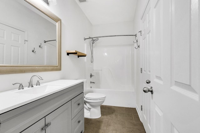 3015 Carpenters Pass, Spring Hill, TN 37174 - full bathroom featuring vanity, toilet, shower / washtub combination, and tile patterned flooring
