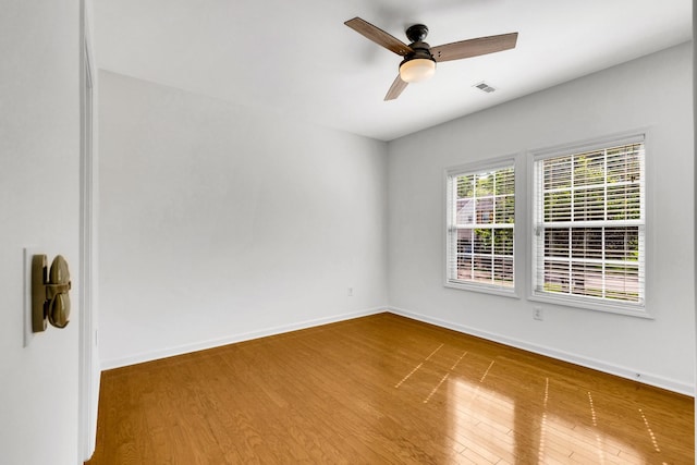 3015 Carpenters Pass, Spring Hill, TN 37174 - empty room with wood finished floors, baseboards, and a ceiling fan