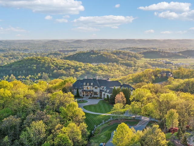 513 King Richards Ct, Franklin, TN 37067 - view from above of property with a forest