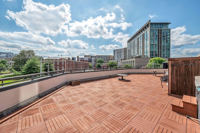 900 19th Ave S Unit 508, Nashville, TN 37212 - view of patio / terrace featuring a balcony and a view of city
