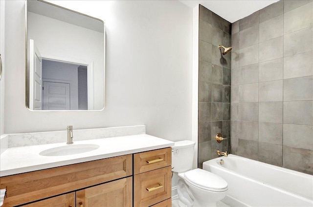 8650 Becket Way Lot # 4, Ooltewah, TN 37363 - full bathroom featuring toilet, vanity, and shower / bathtub combination
