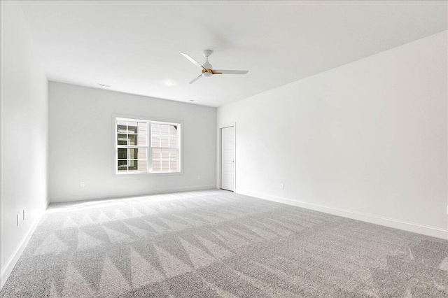 8650 Becket Way Lot # 4, Ooltewah, TN 37363 - carpeted empty room with a ceiling fan and baseboards