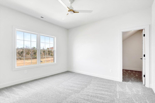 8650 Becket Way Lot # 4, Ooltewah, TN 37363 - spare room with carpet, ceiling fan, and baseboards