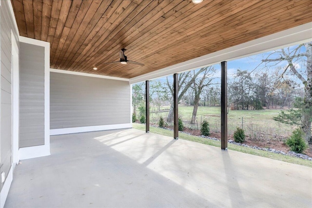 8650 Becket Way Lot # 4, Ooltewah, TN 37363 - view of patio / terrace with a ceiling fan
