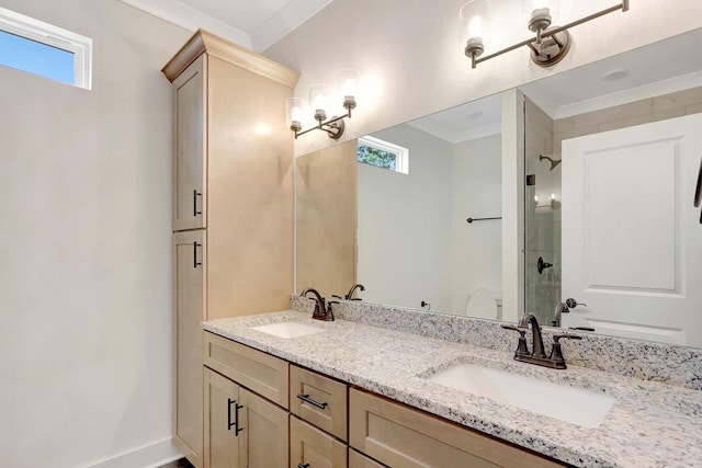 7383 Gamble Rd Lot # 5, Georgetown, TN 37336 - full bathroom featuring double vanity and a shower
