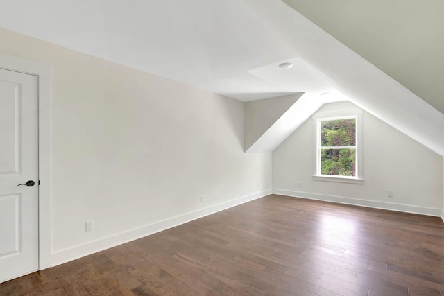 7383 Gamble Rd Lot # 5, Georgetown, TN 37336 - bonus room featuring dark wood-style flooring, lofted ceiling, and baseboards