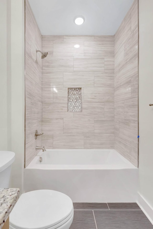7387 Gamble Rd Lot # 4, Georgetown, TN 37336 - full bath featuring toilet, bathing tub / shower combination, and baseboards